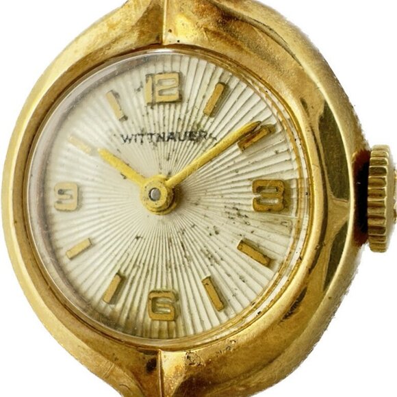 Vintage Wittnauer Ladies Mechanical Wristwatch 6N7 10k GF w Sunburst Dial Runs main image 5